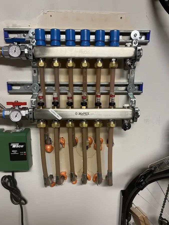 Plumber performing Gas Leak Detection at a residential property in Richmond Heights